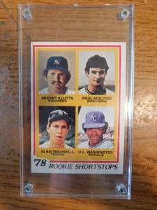 lot 19 image: 1978 Topps Paul Molitor Rookie Card #707