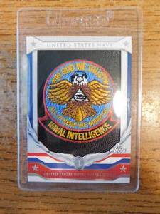 lot 155 image: 2008 Topps USA Naval Intelligence Patch