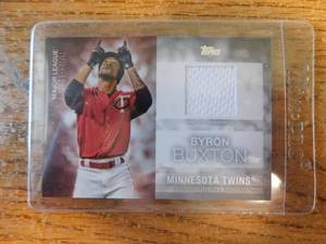 lot 157 image: 2020 Topps Major League Material Jersey Byron Buxton