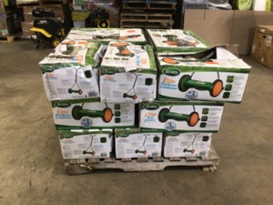 Pallet of Scotts 16 in. Manual Walk Behind Push Reel Lawn Mower by Scotts Customer Returns See Terms on Auction