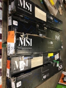 8 Boxes of Woodland Alpine Mountain 7.13 in. W x 48.03 in. L Rigid Core Luxury Vinyl Plank Flooring (23.8 sq. ft.  case) by MSI Customer Returns See Terms on Auction