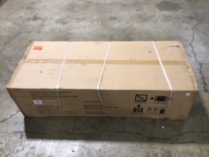 Husky 4 ft. Solid Wood Top Workbench in Black with Pegboard and 1 Drawer Customer Returns See Terms on Auction