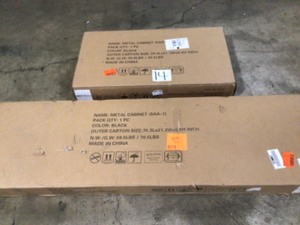 Lot of Assorted Metal Cabinets Customer Returns See Terms on Auction