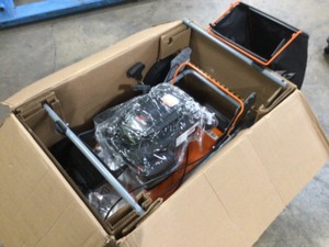 21 in. 170cc 3-in-1 Gas Walk Behind Push Lawn Mower with High Rear Wheels by YARDMAX Customer Returns See Terms on Auction