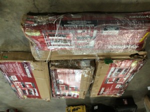 Lot of Assorted Husky Storage Racks Customer Returns See Terms on Auction