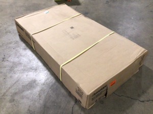 62 in. Adjustable Height Workbench Table with 2-Drawers in Black by Husky Customer Returns See Terms on Auction