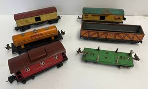Group Of Vintage Lionel Train Cars Including Babe Ruth And Shell