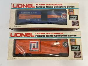 Two Lionel O And O27 Gauge Train Cars In Original Boxes