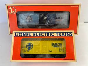 Pair Of Vintage Lionel Electric Train Cars In Original Boxes