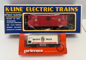 K-Line O-O27 Gauge And Primex Spur HO Train Cars NIB