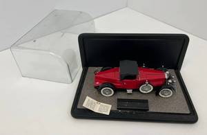 Franklin Mint Precision Models 1928 Stutz Black Hawk Boat-tail Speedster 124 Die-Cast Model (Windshield Broke Needs Repair)