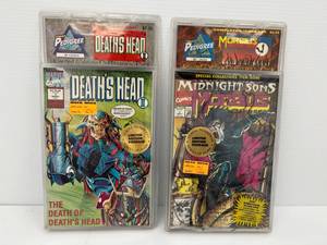 Pair Of Treat Pedigree Collection Marvel Comics Inclluding Death Head II, Midnight Sons Morbus And Morbus Vs. Spiderman NIB