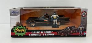 Jada Brand Die-Cast Classic TV Series Batmobile & Batman NIB
