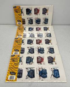 Upper Deck Generation Excitement Uncut Sheet Of Basketball Cards Including Kevin Garnett And More