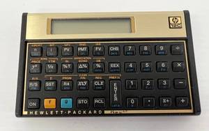Vintage Hewlett Packard 12C Scientific And Financial Calculator (Works)