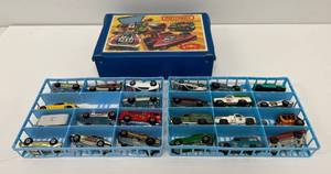 Matchbox Carrying Case With Misc. Die-cast Cars (Some Redline)