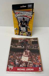 NFL Showdown 2003 Sports Card Game NIB And Michael Jordan 8 x 10 Photo