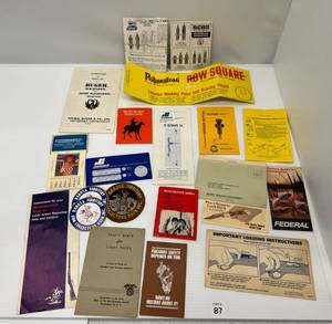 Group Of Misc. Gun Manuals And More