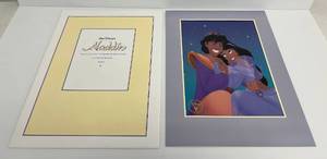 Walt Disney Aladdin Eclusive Commemorative Lithograph 1993