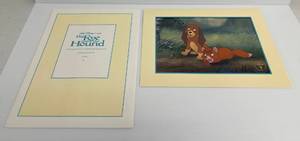 Walt Disney The Fox And The Hound Exclusive Commemorative Lithograph 1994