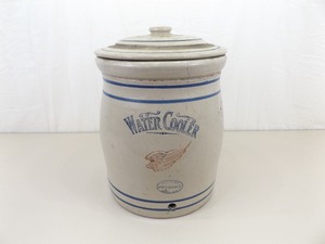 Antique #5 Red Wing Water Cooler wLid