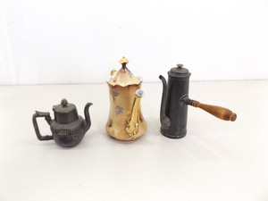 3 Antique Teapots