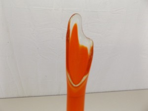 2 Vintage Glass Stretch Vases