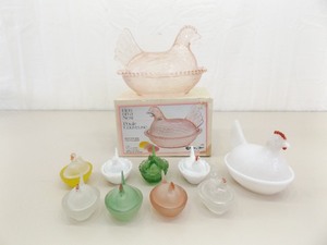 Lot of 10 Collectible Miniature etc. Chicken Bowls