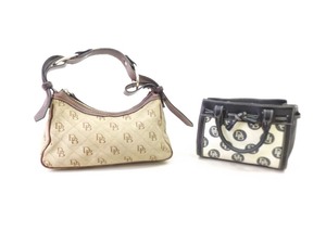 2 Dooney &amp Bourke Signature Handbags