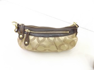 2 Authentic Coach Signature Clutch Handbags