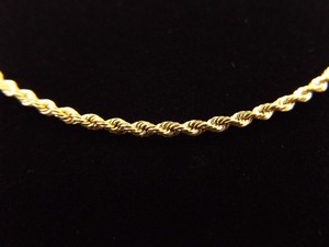14K Yellow Gold Rope Necklace (9.7 Grams)