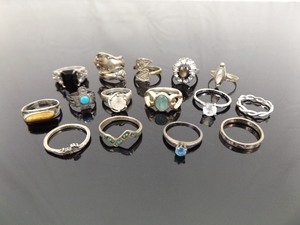 Lot of .925 Sterling Silver Rings