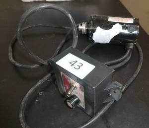 Small motor with speed control