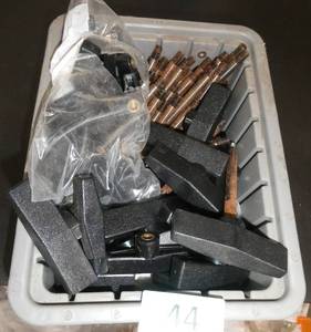 Box full of new T handles and posts that just need a little cleaning