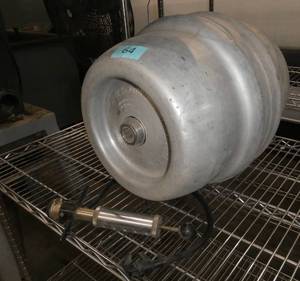 8 gallon Grain Belt Beer Keg with tap