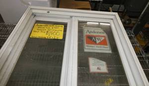 New Andersen Window sliding window with 36x36 rough opening