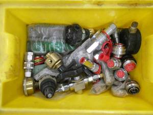 Bin of new parts