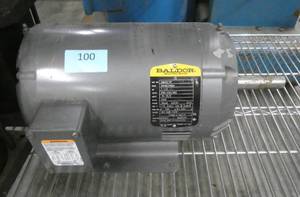 Nice Baldor industrial 7-12 hp motor, 208-230460V 3 ph