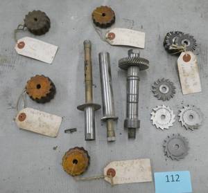 Group of new small 58 saw blades, approx 28 blades