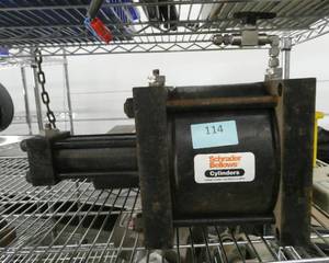Large Schrader Bellows high pressure cylinder