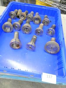 Group of 13  5C collets (bin not included)