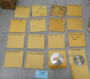 Small slotting saw blades 58 ID