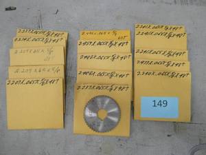 Small slotting saw blades 58 ID