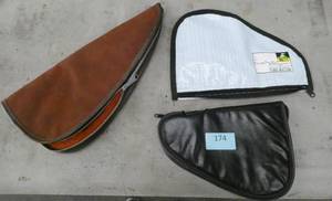 3 handgun cases