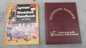 Signed Hodgdon powder shotshell manual and a handbook