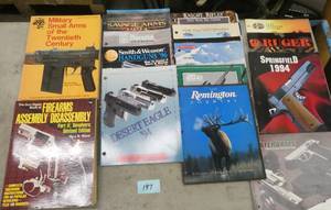 Gun catalogs, book on assembly and military small arms