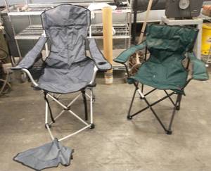 Two Eddie Bauer camping chairs in good condition