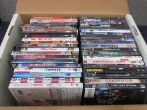 40 Movie DVDs...