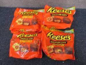 4- 10.2 oz Bags Assorted Reeses ...