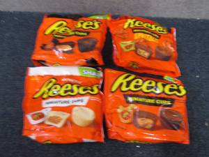 4- 10.2 oz Bags Assorted Reeses ...